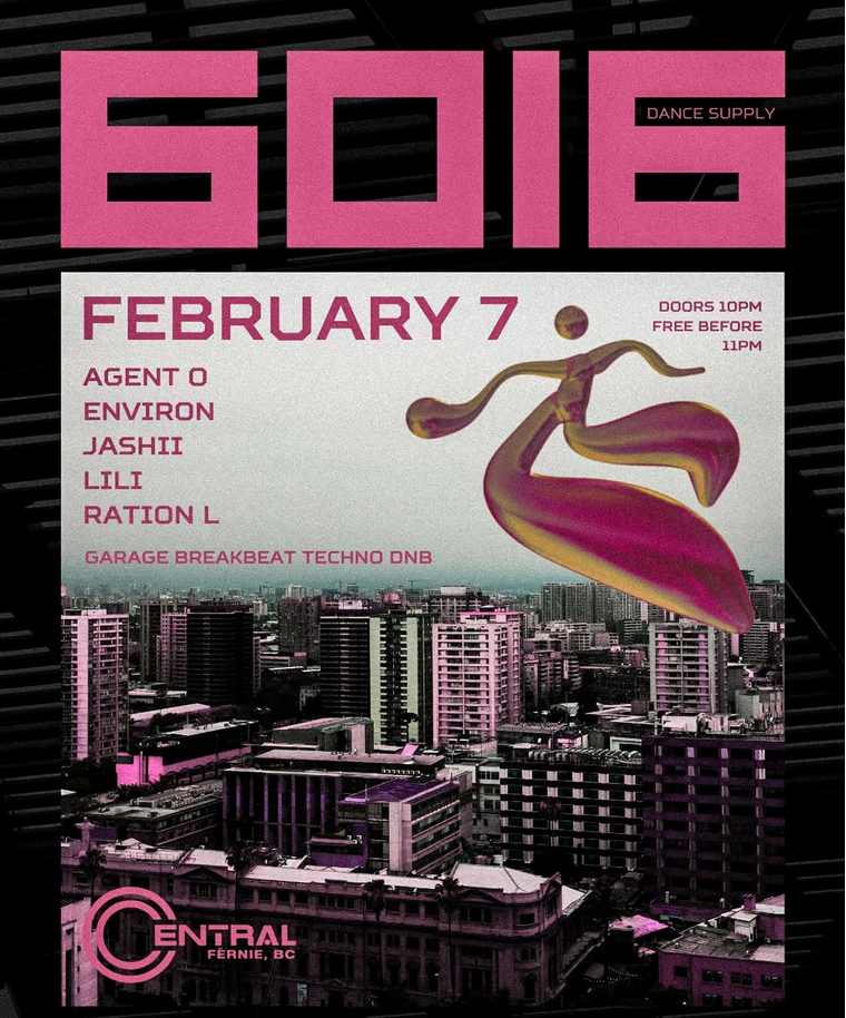 6016 Dance Supply Returns - Jun 3rd @ The Central - Nightclub & Bar