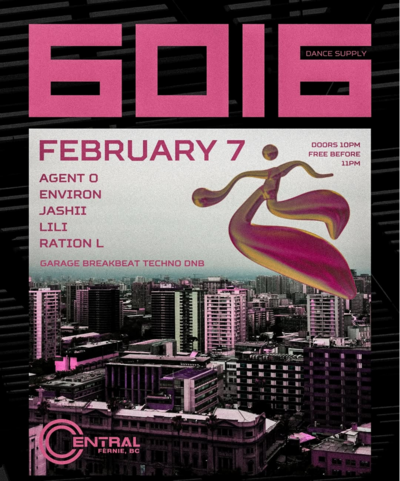 6016 Dance Supply Returns - May 6th @ The Central - Nightclub & Bar