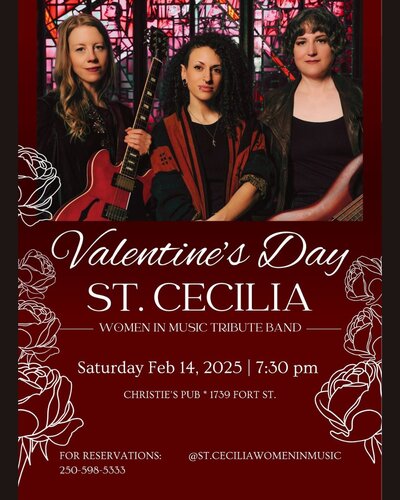 St. Cecilia - Women in Music - May 6th @ Christie's Carriage House Pub
