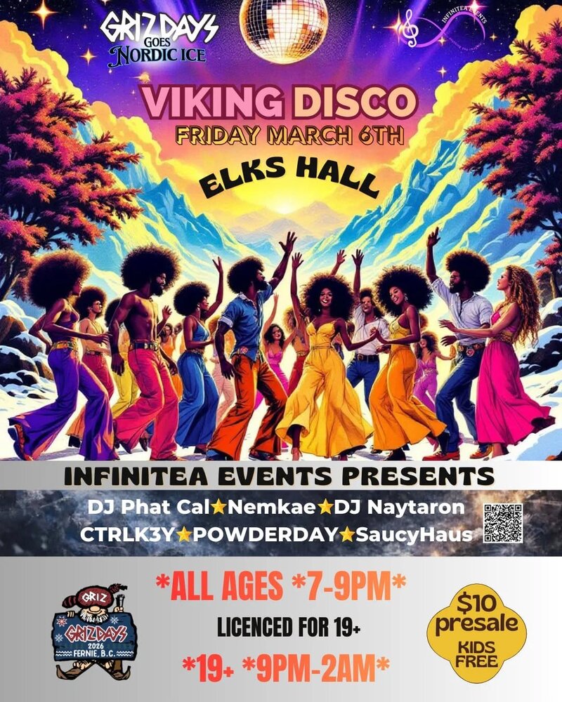 Viking Disco: Griz Days Kickoff Dance Party - May 6th @ Elks Hall