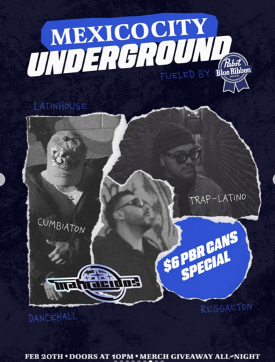 Mexico City: Underground - May 6th @ The Central - Nightclub & Bar