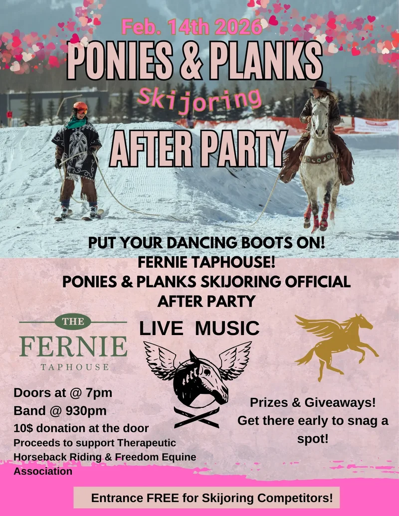 Ponies & Planks After Party - May 14th @ Fernie Taphouse