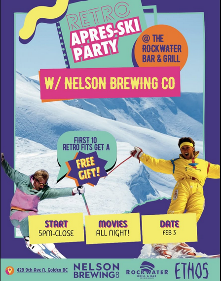Retro Apres-Ski Party - May 6th @ Rockwater Grill & Bar