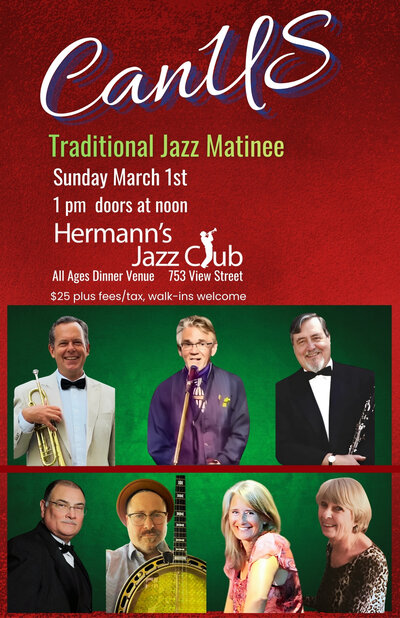 CanUS | Trad Jazz Matin&eacute;e - May 7th @ Hermann's Jazz Club