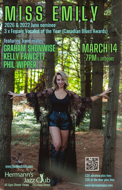Miss Emily - May 8th @ Hermann's Jazz Club