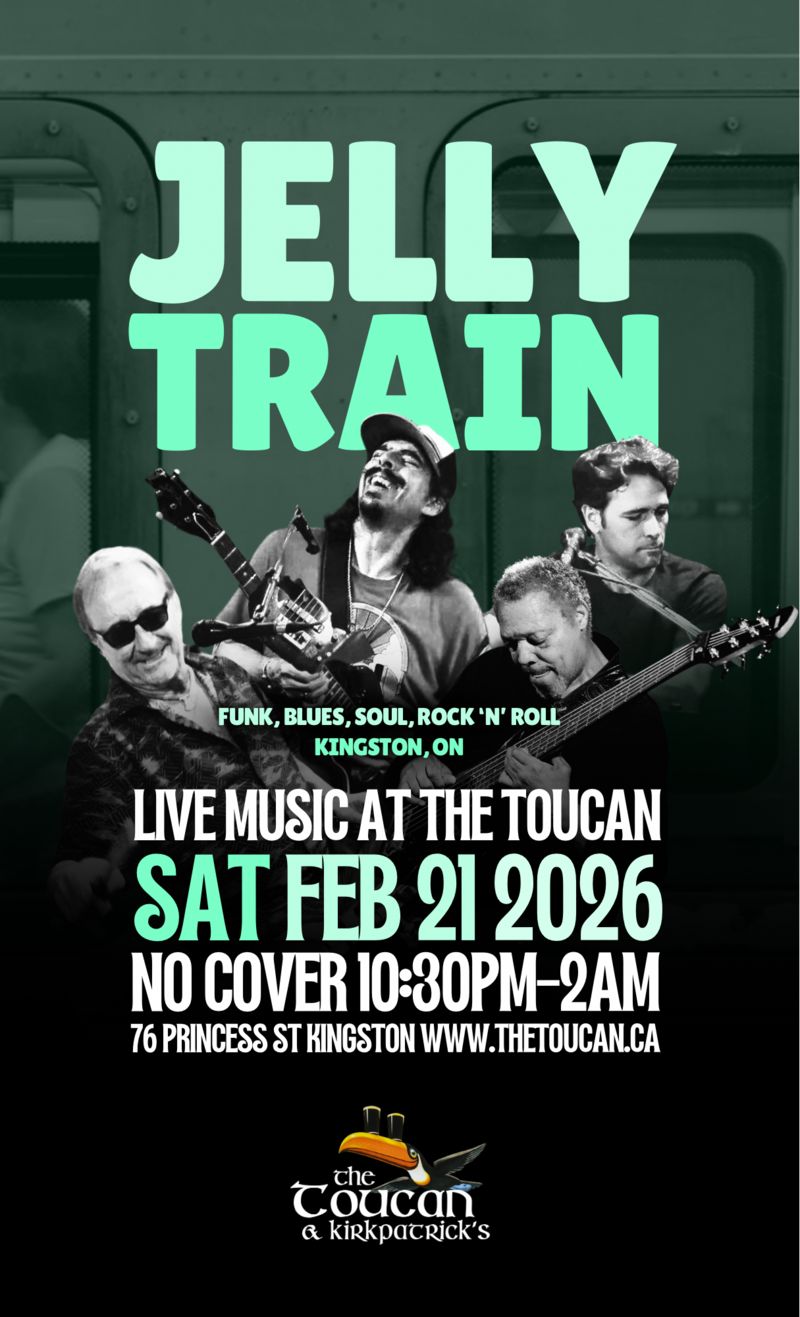 Jelly Train @ The Toucan Feb 21 2026 - May 6th @ The Toucan