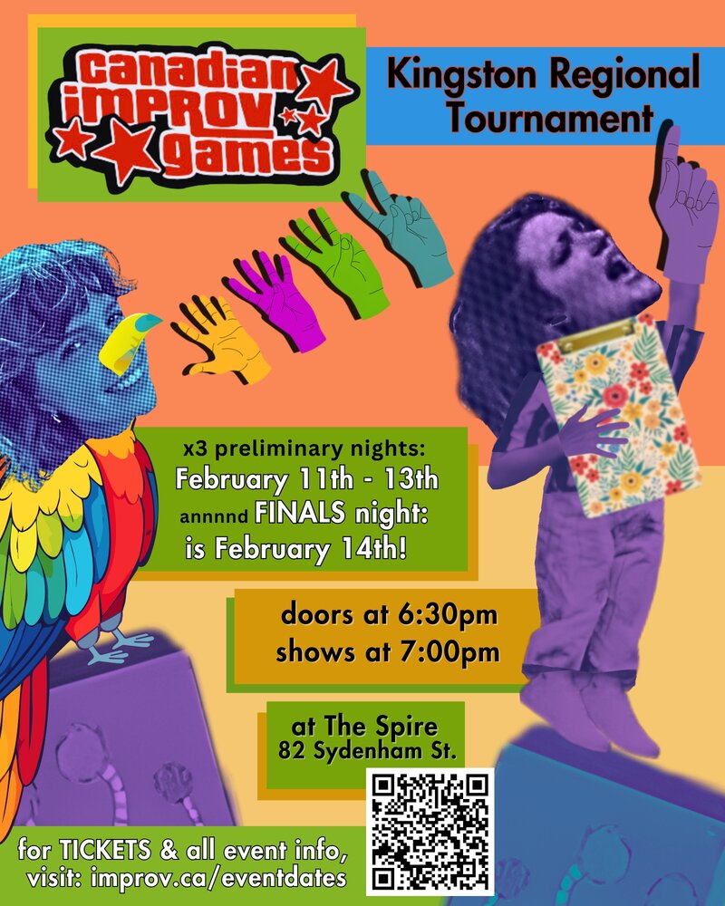 Canadian Improv Games - Kingston Regional Tournament - May 7th @ The Spire