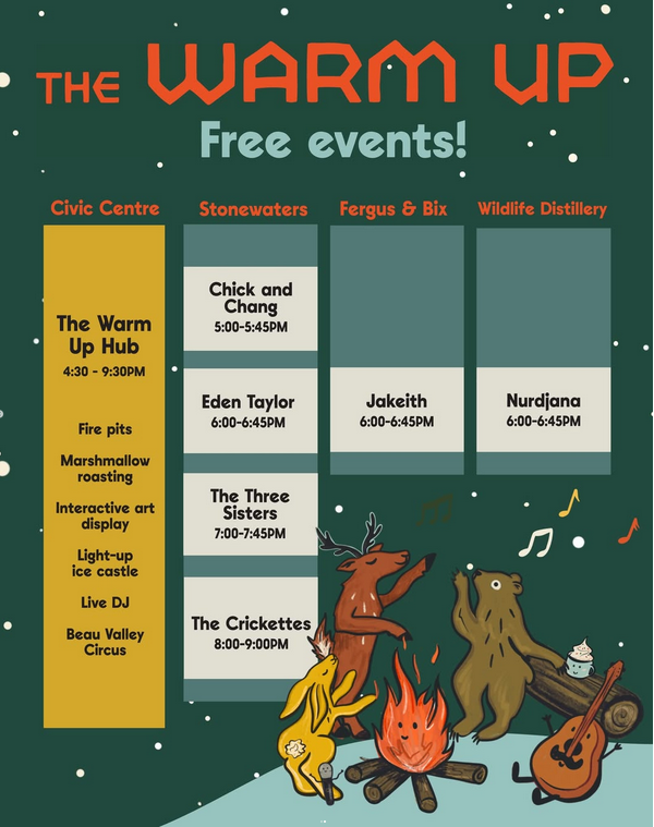 The Warm Up at Fergus & Bix! - May 12th @ Fergus & Bix