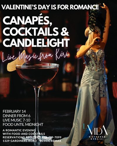 Valentines Dinner with Live Music - May 7th @ La Vida Bistrobar and Social