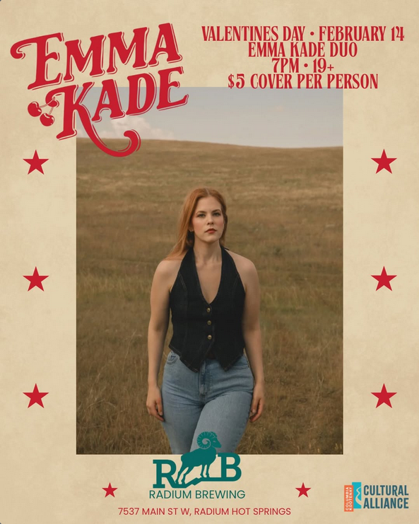 Emma Kade Valentine's Show - May 6th @ Radium Brewing