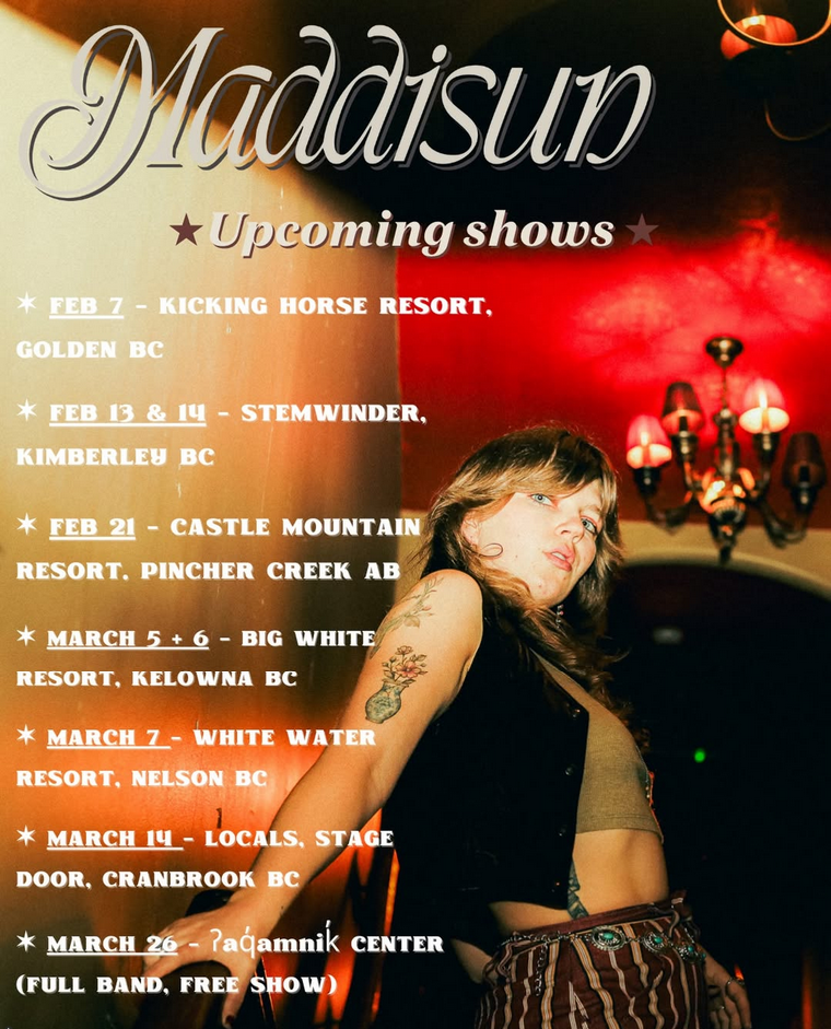 Valentine's Weekend Live Music with Maddisun! - May 6th @ Stemwinder Bar & Grill