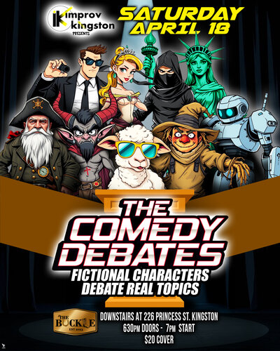 The Comedy Debates - May 9th @ The Buckle