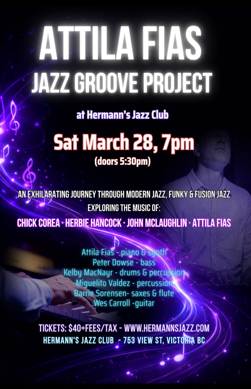 Attila Fias | Jazz Groove Project - May 8th @ Hermann's Jazz Club