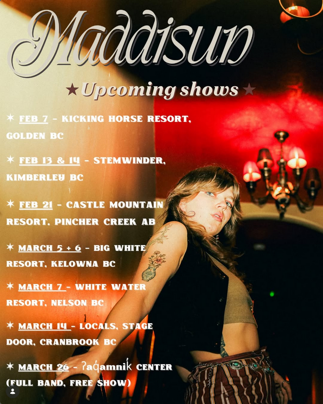 LOCALS LIVE: Maddisun @ Stage Door - Mar 14, 2026