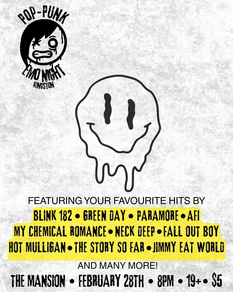 Pop Punk Emo Night - May 2nd @ The Mansion