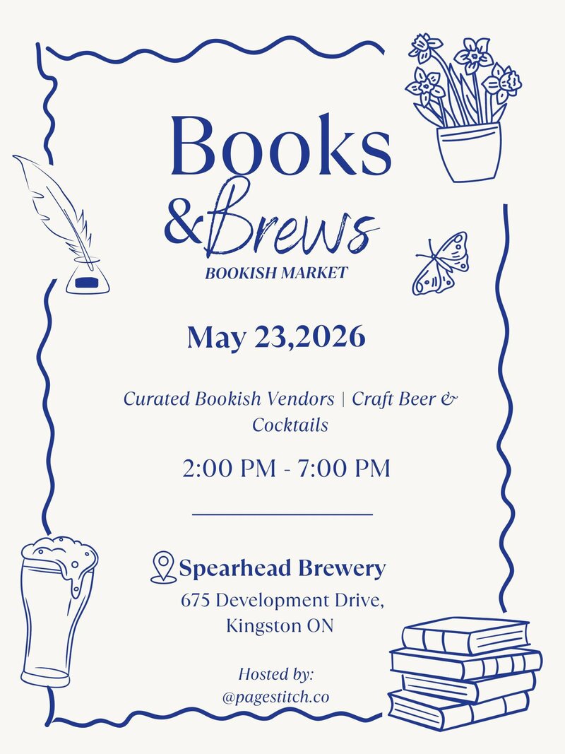 Books & Brews - Bookish Market - May 6th @ Spearhead Brewery