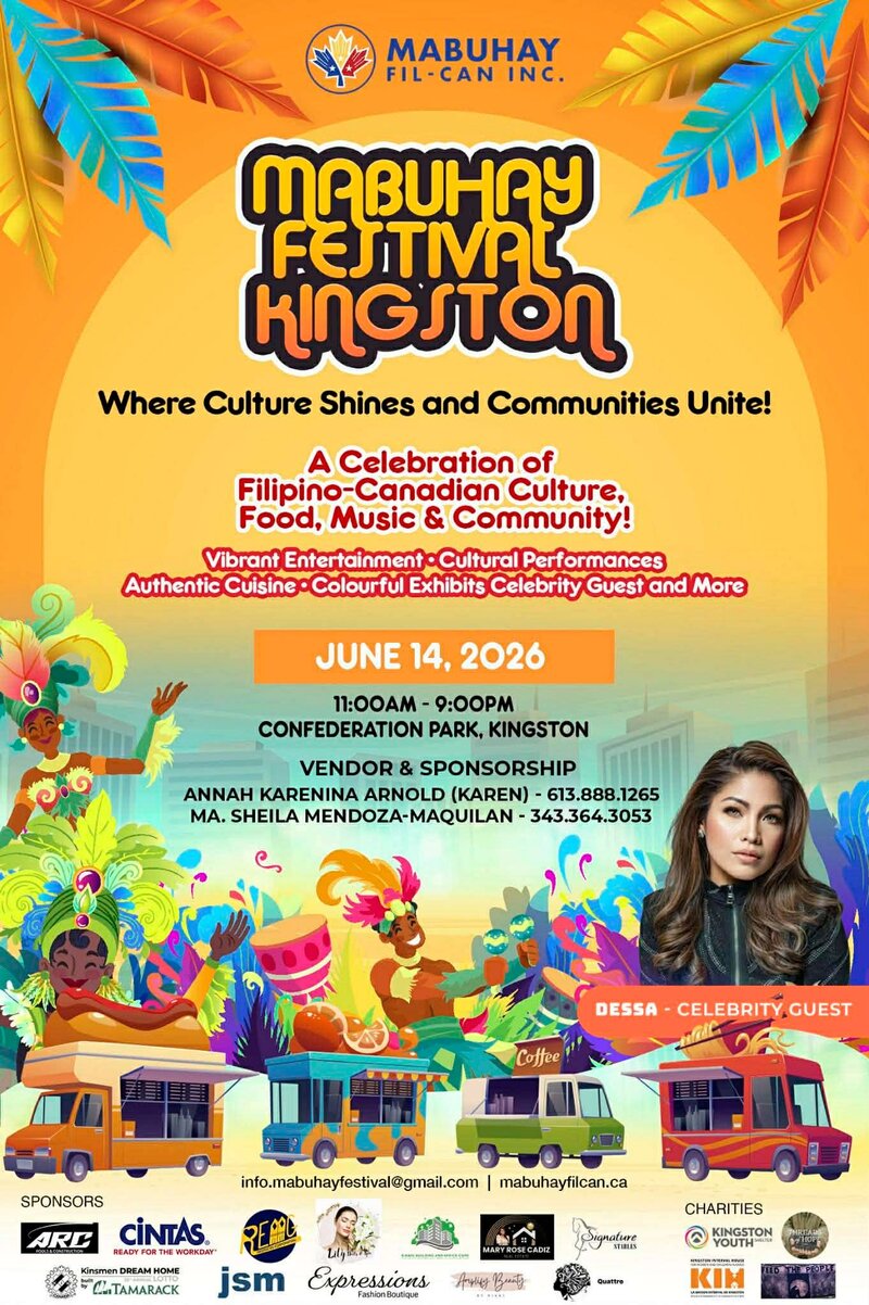 Mabuhay Festival Kingston 2026 - May 6th @ Confederation Park