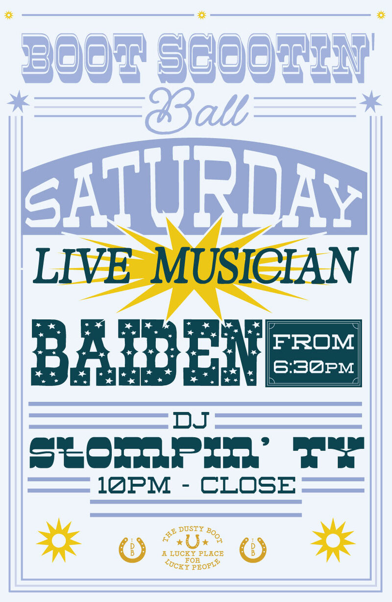 Boot Scootin' Ball Saturday Night - May 25th @ The Dusty Boot