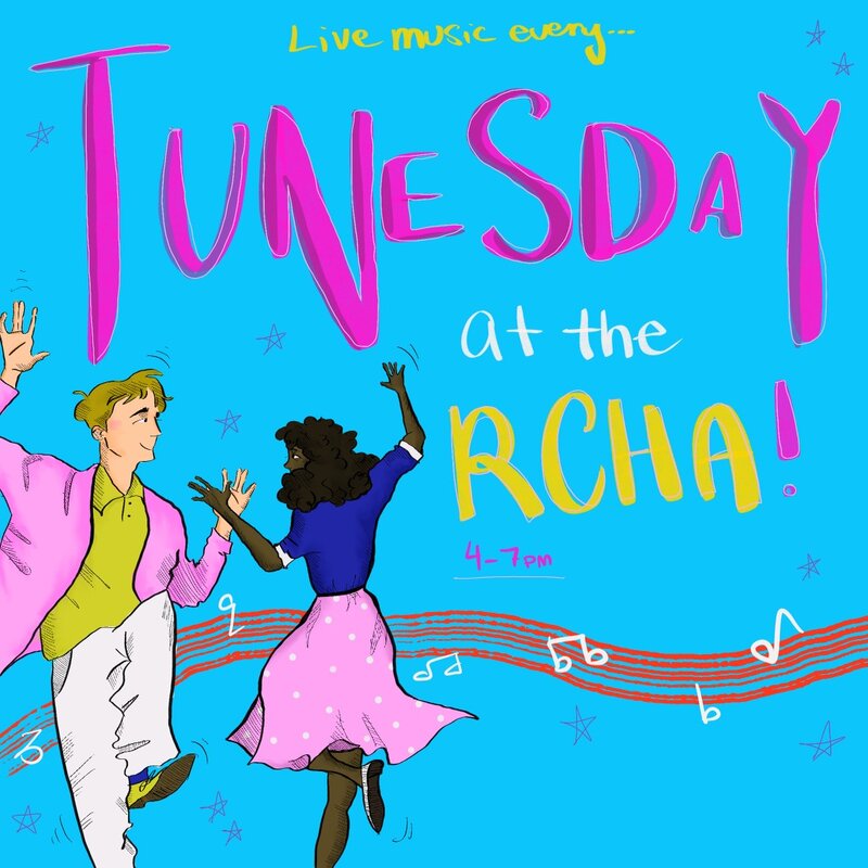 Tom's TuNesday Afternoon Happy Hour Jam: Tom Savage @ The Club at the R.C.H.A. Mar 31 2026 - May 4th @ The Club at the R.C.H.A.