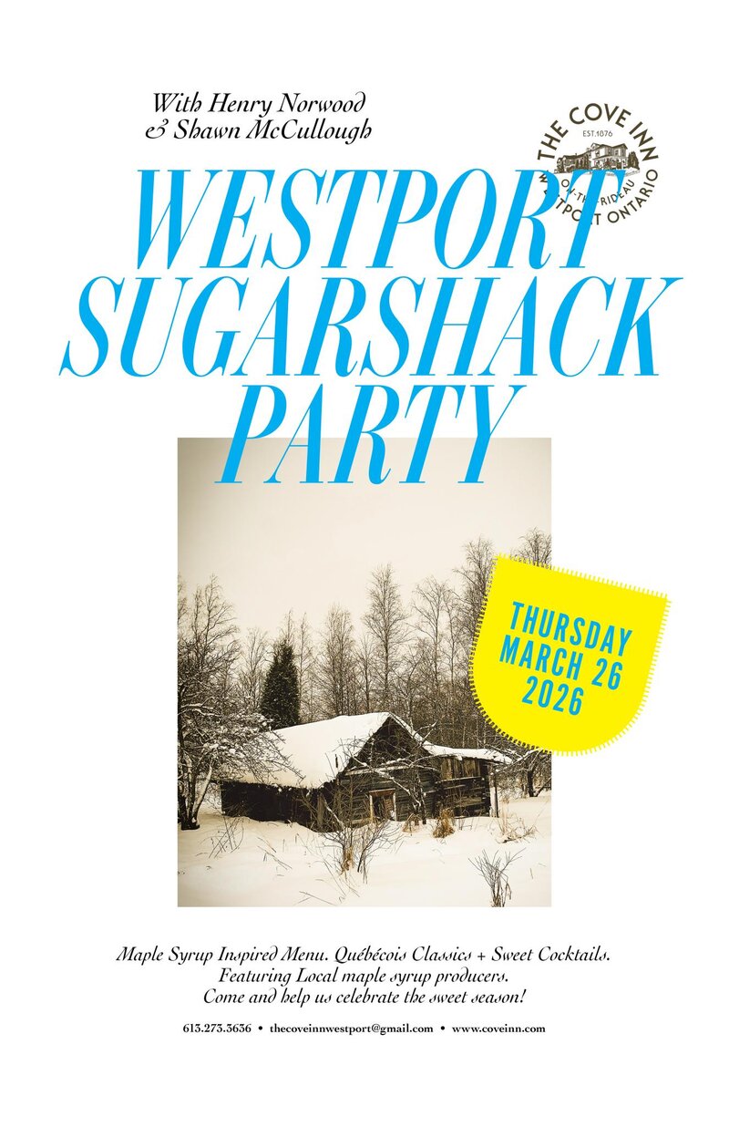 Sugar Shack Party: Henry Norwood, Shawn McCullough @ The Cove Inn Mar 26 2026 - May 13th @ The Cove Inn