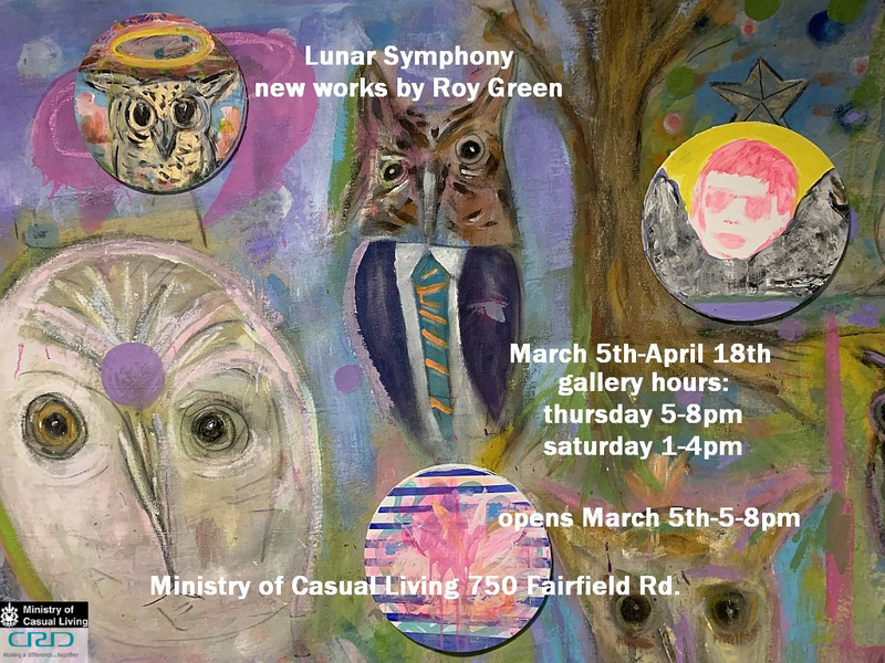 "Lunar Symphony": A Solo Exhibition Featuring New Work by Roy Green - May 7th @ The Ministry of Casual Living