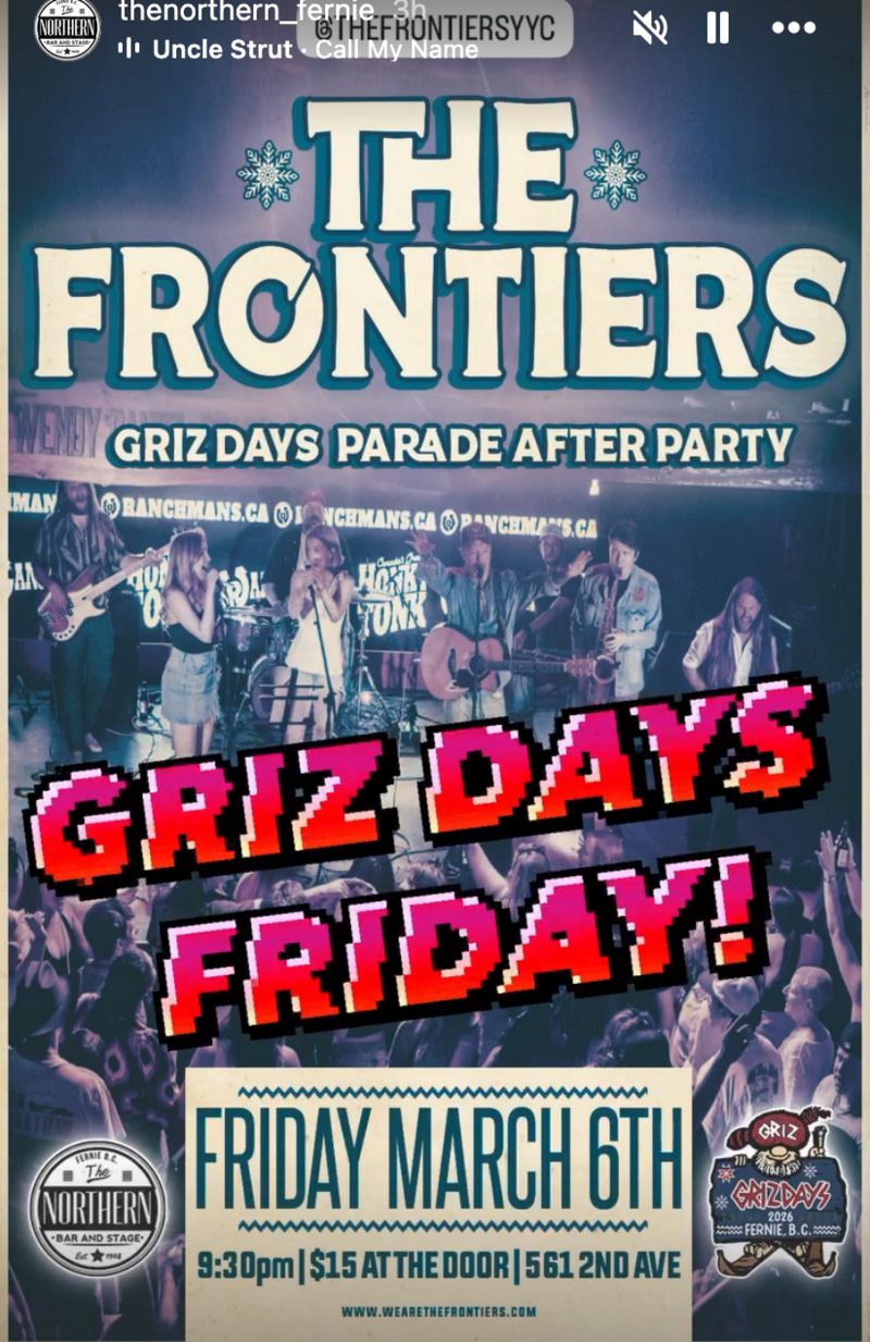 Griz Days Parade After Party with The Frontiers - May 29th @ Northern Bar & Stage