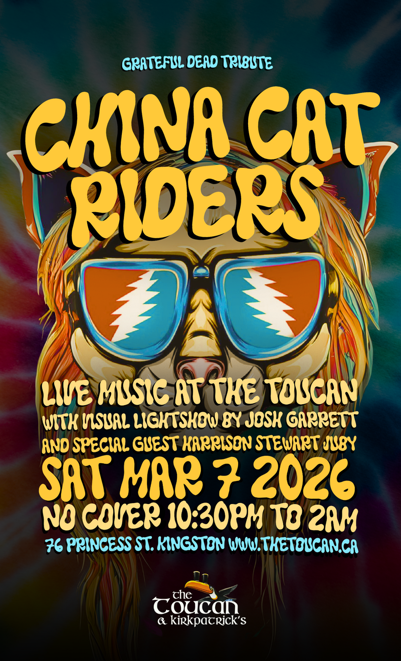 The China Cat Riders @ The Toucan Mar 7 2026 - Apr 30th @ The Toucan