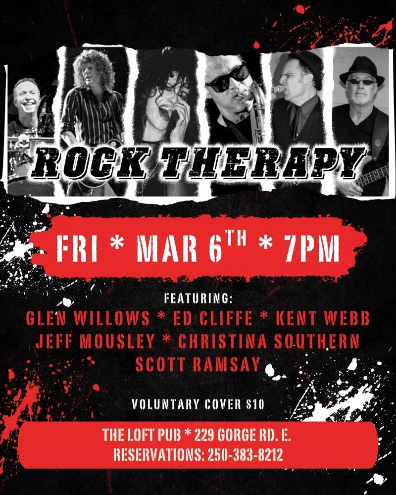 Rock Therapy - May 8th @ The Loft (Victoria)
