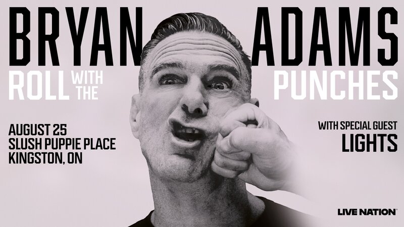 Bryan Adams, Lights @ Slush Puppie Place Aug 25 2026 - May 4th @ Slush Puppie Place
