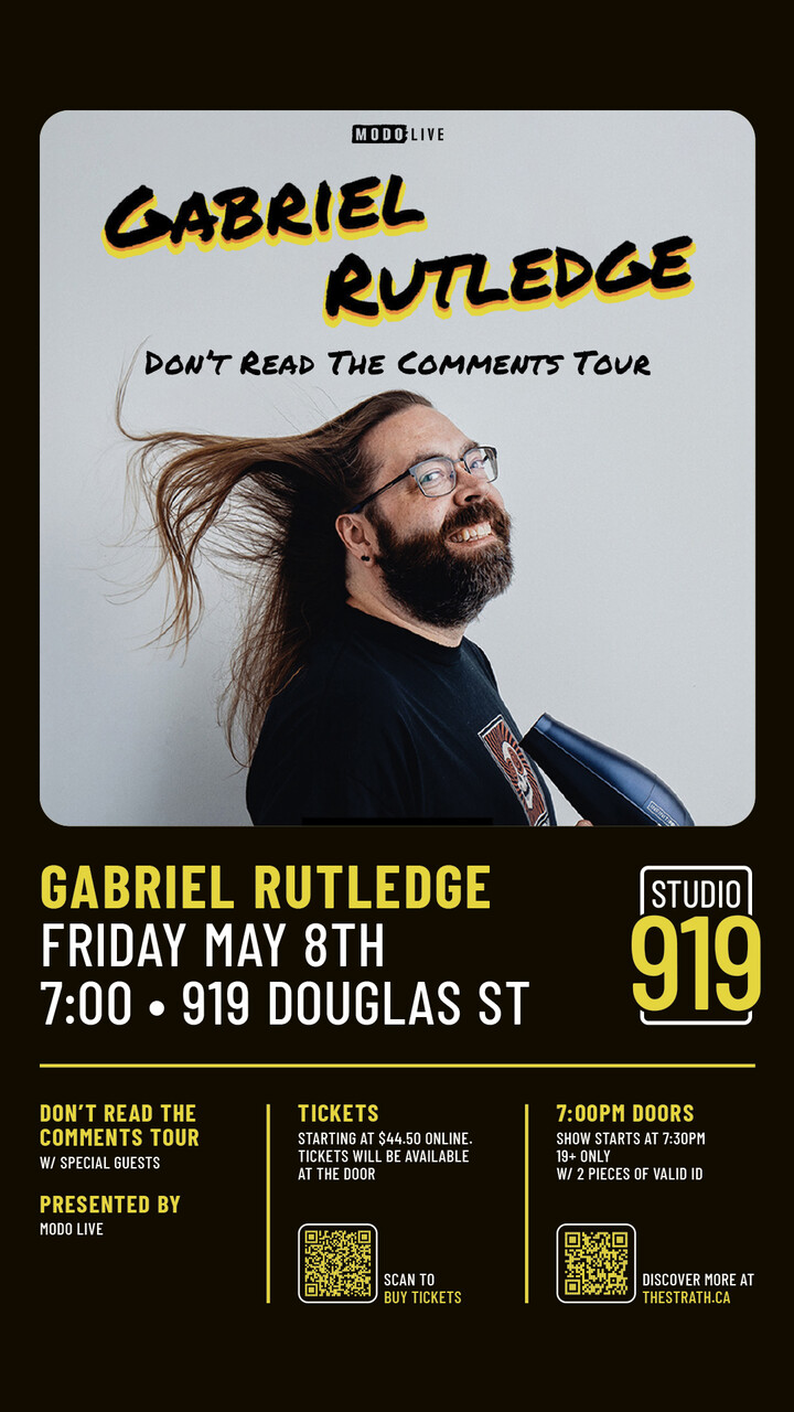 Gabriel Rutledge &ndash; Don&rsquo;t Read The Comments Tour - May 6th @ Studio 919