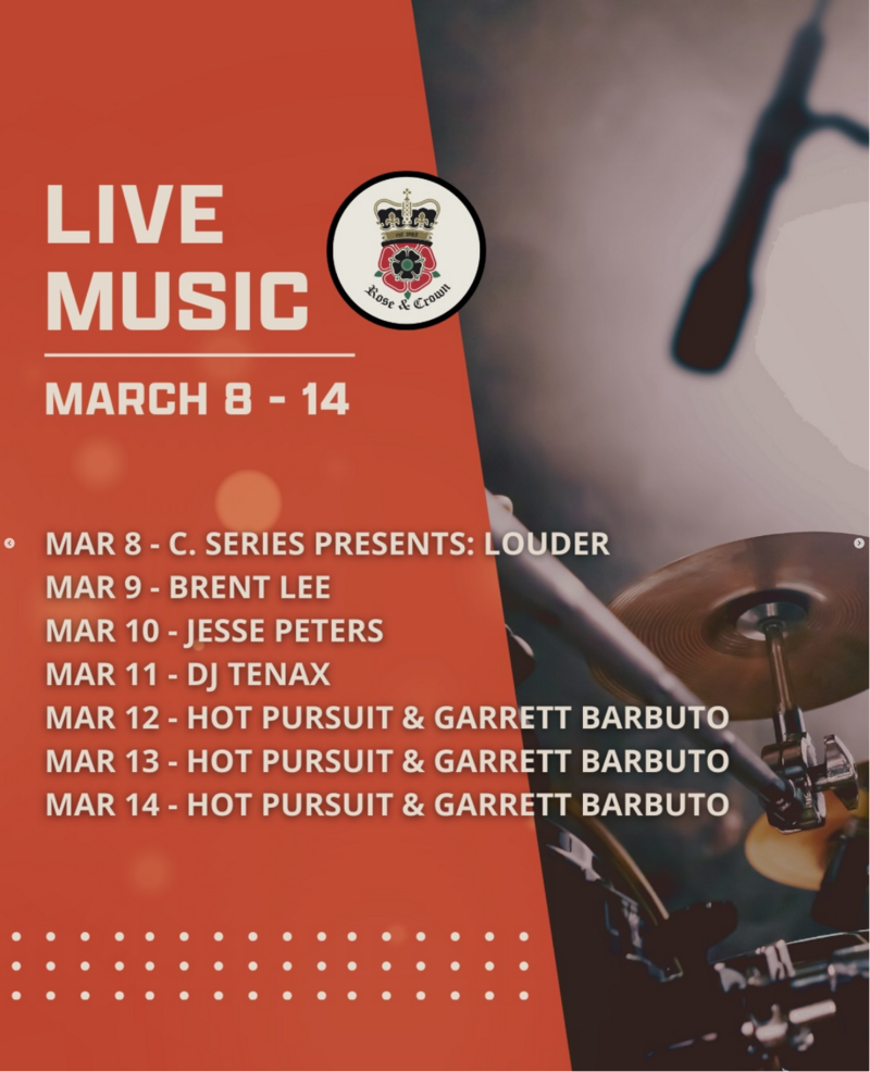 Garrett Barbuto and The Hot Pursuit LIVE @ the Rose! - May 1st @ The Rose and Crown (Banff)