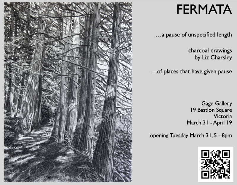 Fermata - drawings by Liz Charsley - May 17th @ Gage Gallery Arts Collective