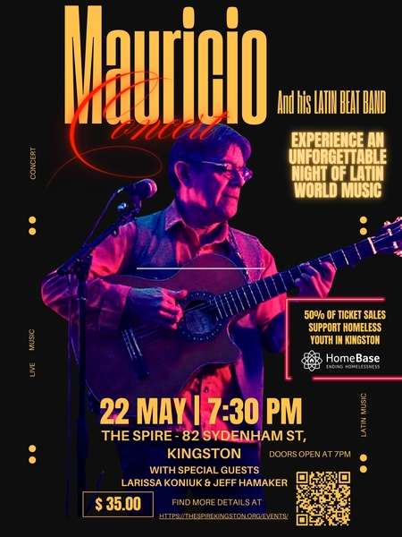 Mauricio & The Latin Beat Band @ The Spire May 22 2026 - May 1st @ The Spire