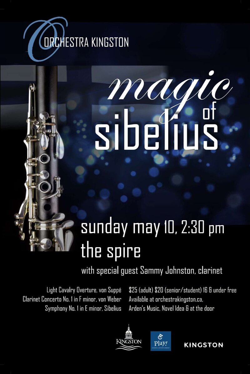 Magic of Sibelius: Orchestra Kingston @ The Spire May 10 2026 - May 7th @ The Spire