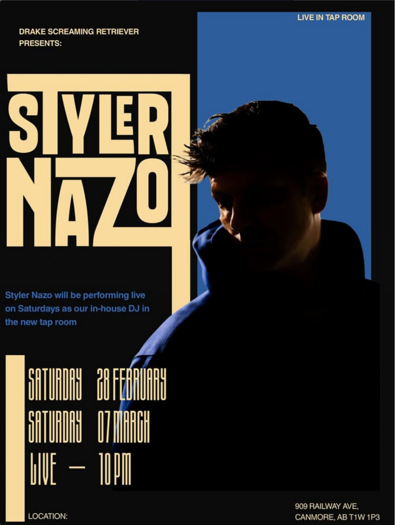 Styler Nazo on The Tap Room! - May 16th @ The Drake Pub
