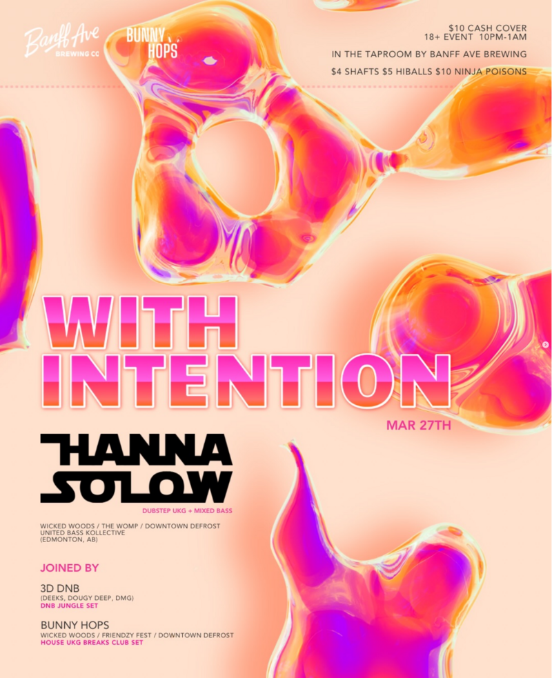 WITH INTENTION 💫 - March Edition - May 12th @ Banff Ave Brewing Co.