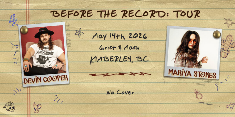 Live Music Thursdays with Mariya Stokes & Devin Cooper - May 14th @ Grist and Mash Brewery