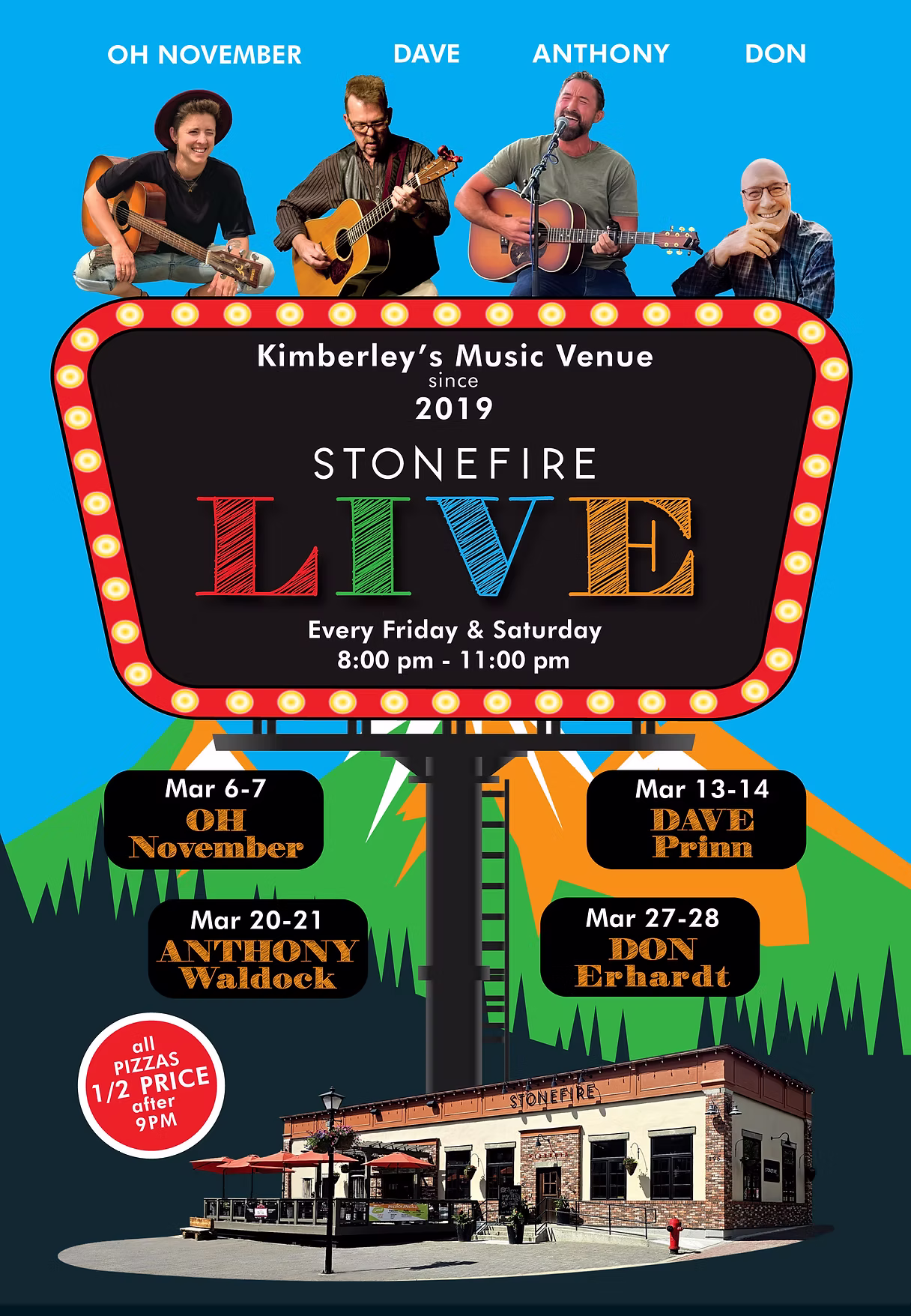Stonefire Live: Don Erhardt - Apr 30th @ Stonefire Pizzeria