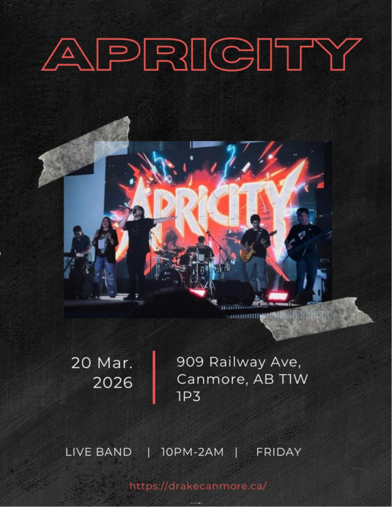 Apricity LIVE at the Drake! - May 6th @ The Drake Pub