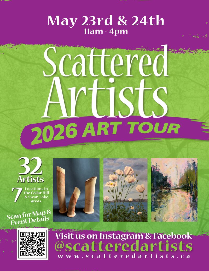 Saanich Scattered Artists Tour - Jul 4th @ 7 locations in Saanich