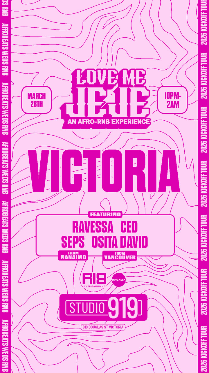Love Me Jeje: An Afro-rnb Experience Victoria - May 6th @ Studio 919