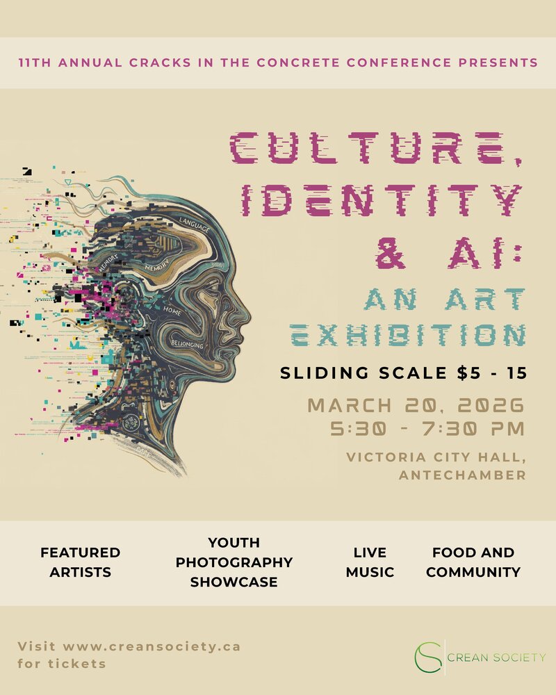 11th Annual Cracks in the Concrete Conference - Culture, Identity & AI: Reclaiming Our Digital Futures @ Victoria City Hall - Mar 20, 2026