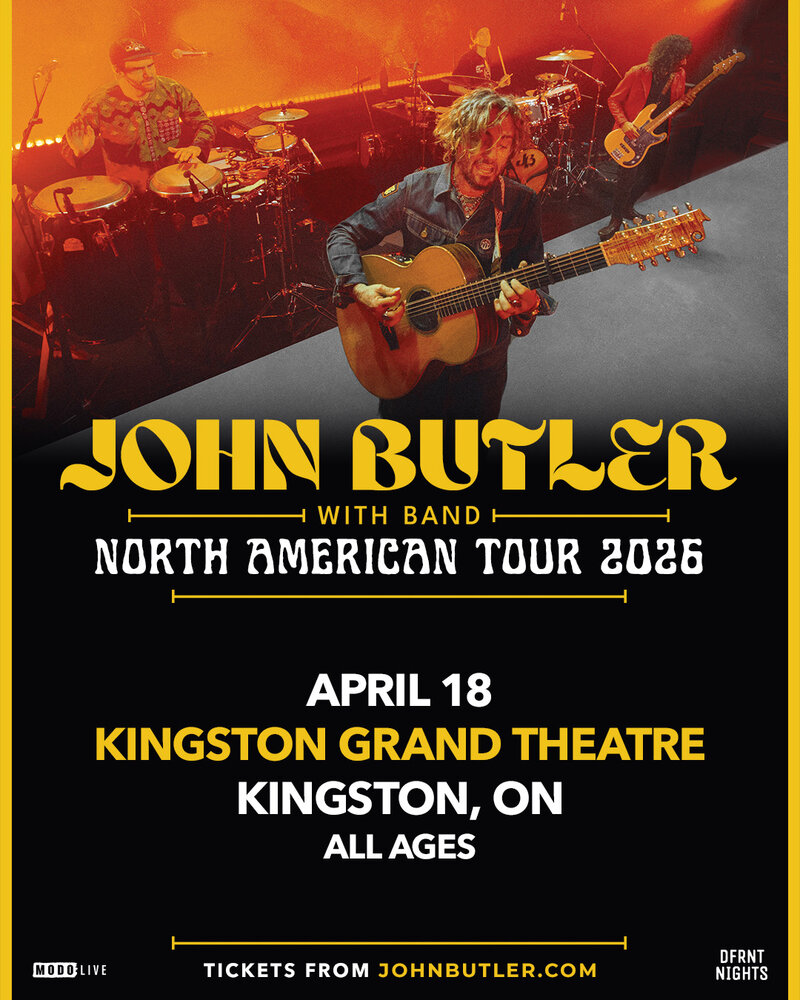 John Butler @ Kingston Grand Theatre Apr 18 2026 - May 1st @ Kingston Grand Theatre