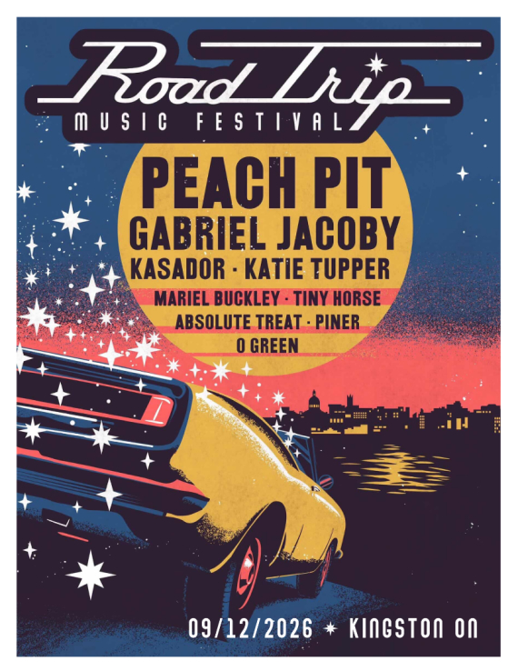 RoadTrip Music Festival: Absolute Treat, Tiny Horse, Mariel Buckley, Piner, O Green @ Downtown Kingston Sep 12 2026 - May 1st @ Downtown Kingston