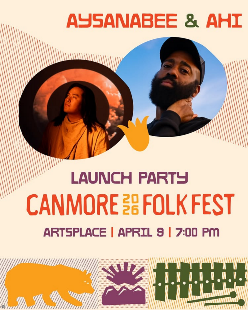 2026 Canmore Folk Fest Launch Party - May 6th @ artsPlace