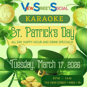 Tue. Mar 17th 2026 - - May 21st @ View Street Social