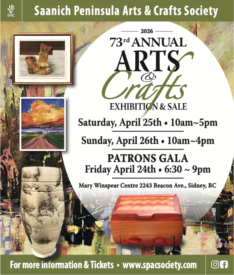 73rd Annual Saanich Peninsula Arts & Crafts Centre - May 6th @ Mary Winspear Centre