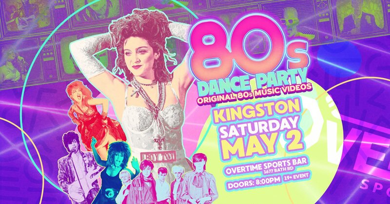 80s Dance Party: DJ Brian St. Clair @ Overtime Sports Bar May 2 2026 - May 6th @ Overtime Sports Bar