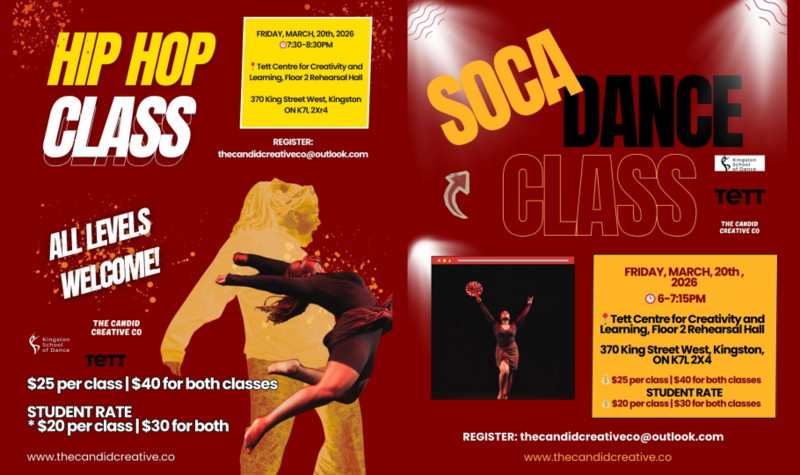 Soca Dance Class: Shanique Peart @ Tett Centre for Creativity & Learning Mar 20 2026 - May 8th @ Tett Centre for Creativity & Learning