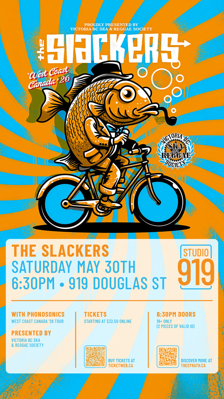 The Slackers Victoria Show! - May 6th @ Studio 919
